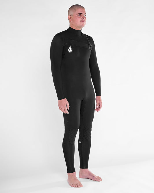 Modulator 3/2Mm Chest Zip Full Wetsuit - Black