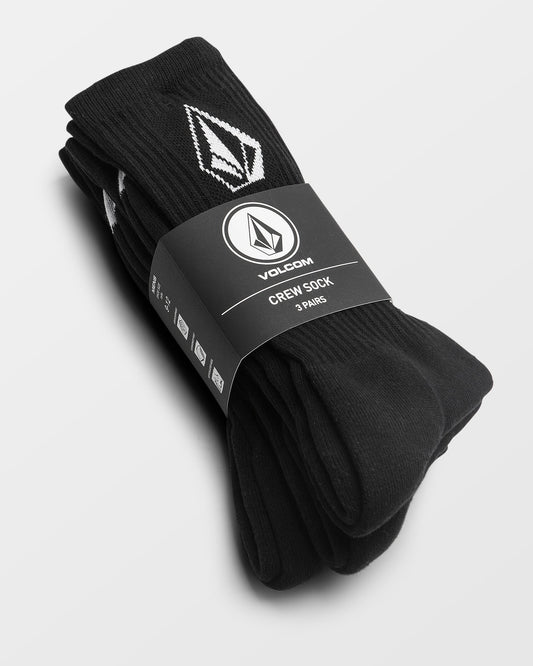 Full Stone Socks (3 pack) - Black